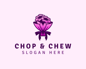 Natural Flower Bouquet logo design