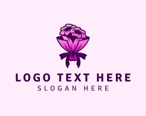 Natural Flower Bouquet Logo