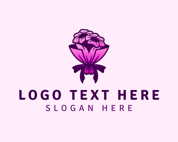 Bouquet - Flower Bouquet Florist logo design