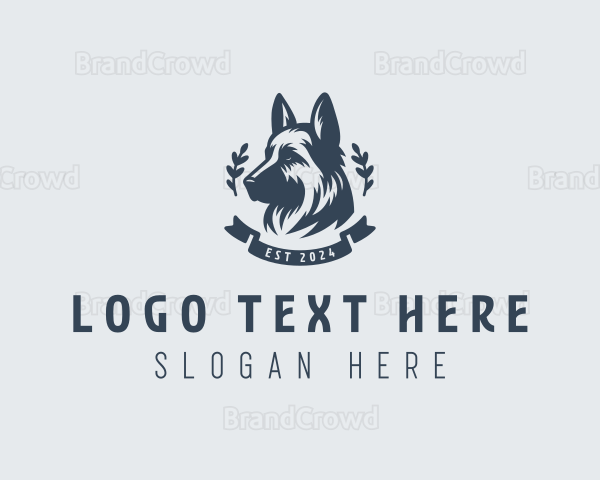 Canine Dog Breeder Logo