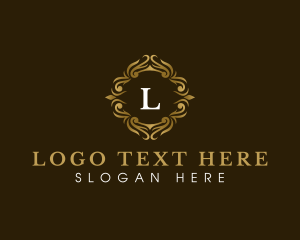 Vip - Luxury Ornamental Decor logo design