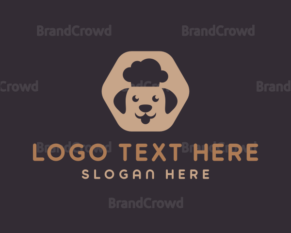 Dog Chef Hexagon Logo