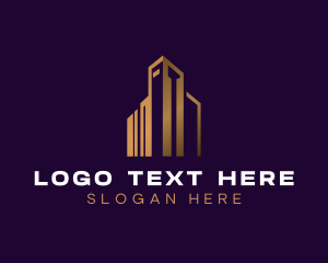 Rental - Real Estate Structure logo design