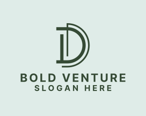 Venture - Modern Business Letter D logo design