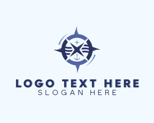 Travel - Travel Navigation Compass logo design