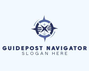 Navigator - Travel Navigation Compass logo design