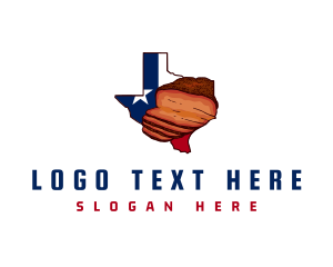 Saguaro Cactus - Texas State Brisket logo design