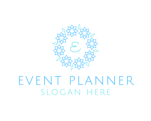 Flower Garland Wedding Planner logo design