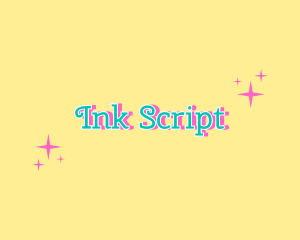 Script - Sparkly Star Script logo design
