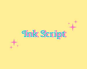 Sparkly Star Script logo design