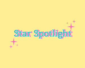 Sparkly Star Script logo design