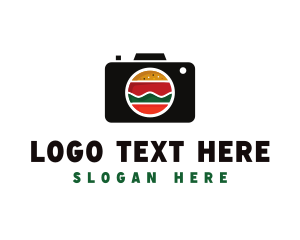 Videographer - Fast Food Photographer Camera logo design
