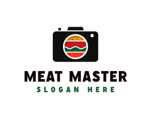 Fast Food Photographer Camera logo design