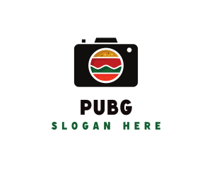 Meat - Fast Food Photographer Camera logo design