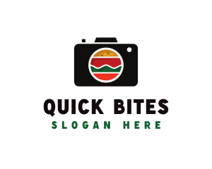 Fast Food - Fast Food Photographer Camera logo design