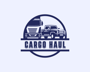 Truck Vehicle Transport logo design