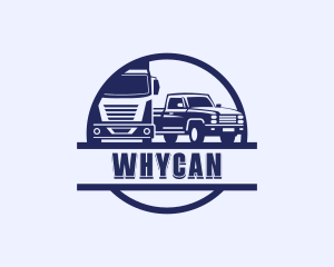 Roadie - Truck Vehicle Transport logo design