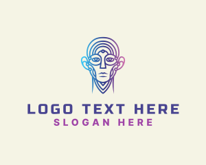 Human Circuit Technology logo design