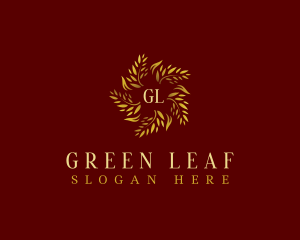 Natural Leaf Grass logo design