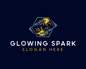 Welding Torch Tool logo design