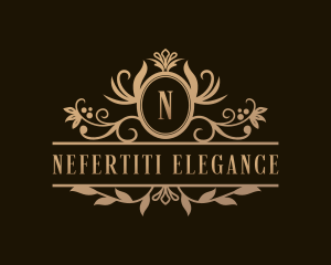 Stylish Floral Salon logo design