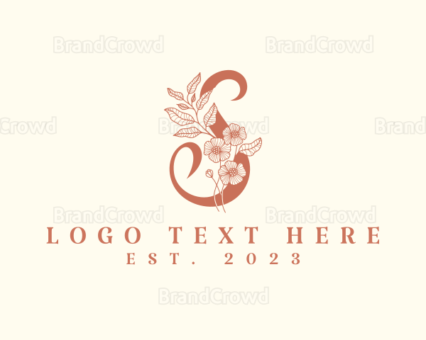 Elegant Floral Garden Logo