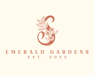 Elegant Floral Garden logo design