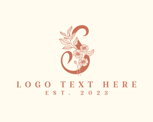 Leaves - Elegant Floral Garden logo design