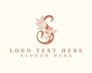 Elegant Floral Garden Logo