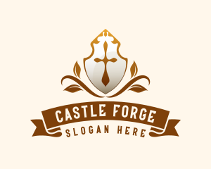 Medieval - Medieval Protection Shield logo design