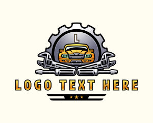 Sedan - Garage Car Mechanic logo design