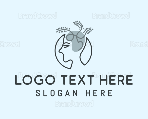 Human Mind Leaf Logo