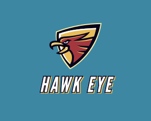 Hawk - Hawk Bird Shield logo design