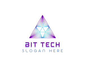 Tech Pyramid Developer logo design