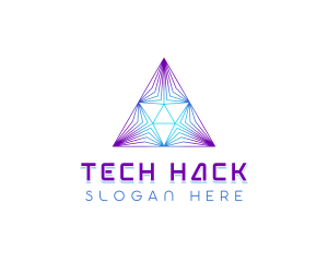 Tech Pyramid Developer logo design