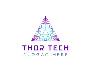 Tech Pyramid Developer logo design