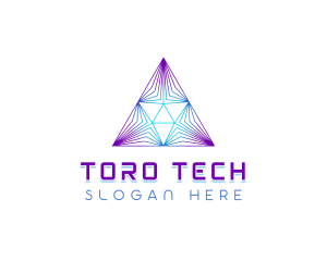 Tech Pyramid Developer logo design