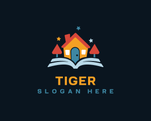 Children Center - Kids Book Publisher logo design