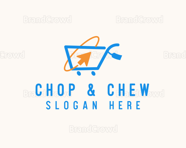 Online Market Cart Logo