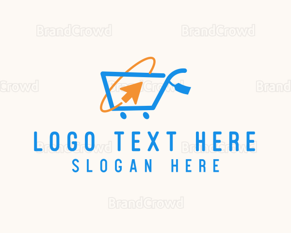 Online Market Cart Logo