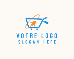 Online Market Cart Logo