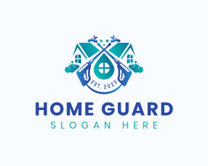 Home Power Washer logo design