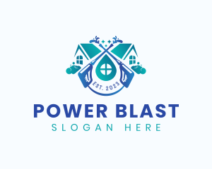 Home Power Washer logo design