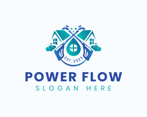 Home Power Washer logo design