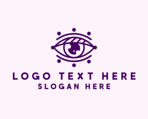 Astrologer - Minimalist Optical Eye logo design