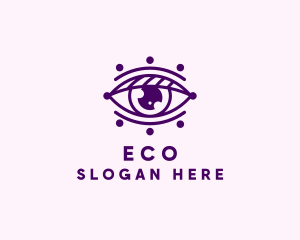 Contact Lens - Minimalist Optical Eye logo design