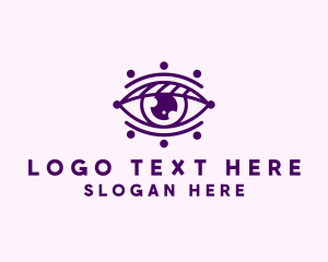 Visual Clinic - Minimalist Optical Eye logo design