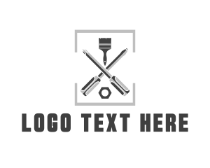 Remodeling Handyman Tools Logo