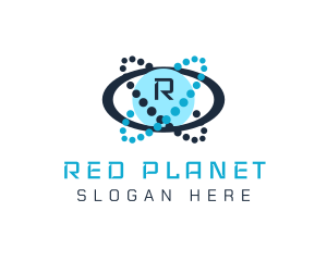 Neutron Planet Orbit logo design