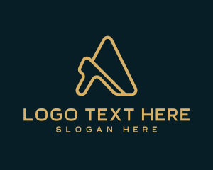 Technology - Creative Studio Letter A logo design